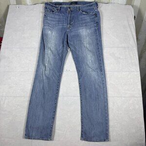 Lucky Brand 363 Vintage Straight Leg Jeans Mens Blue Denim 5-Pocket Size‎ 34x32
